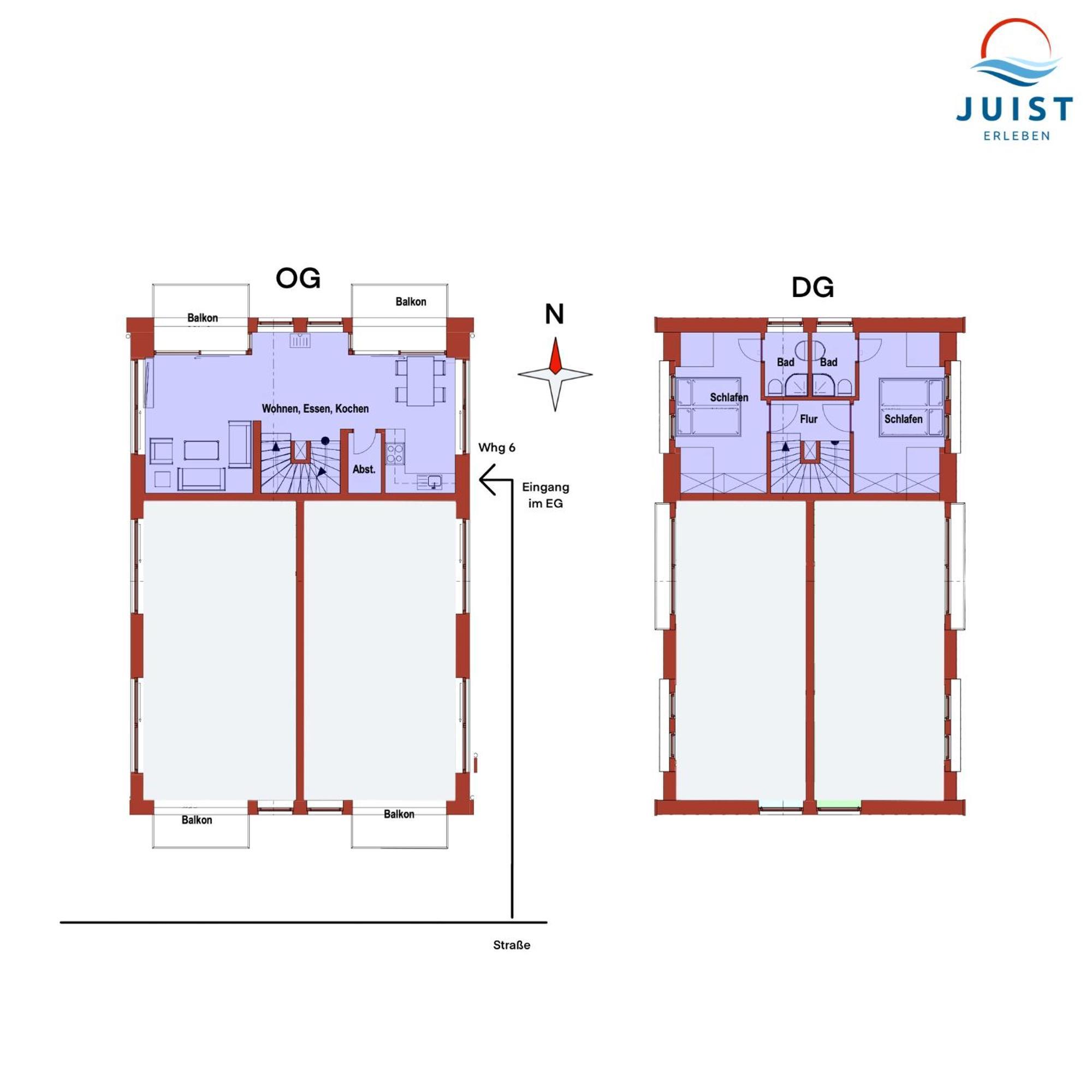 Haus Treibgut 236 - Wohnung 6 Juist Buitenkant foto